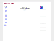 Tablet Screenshot of christinegray.com